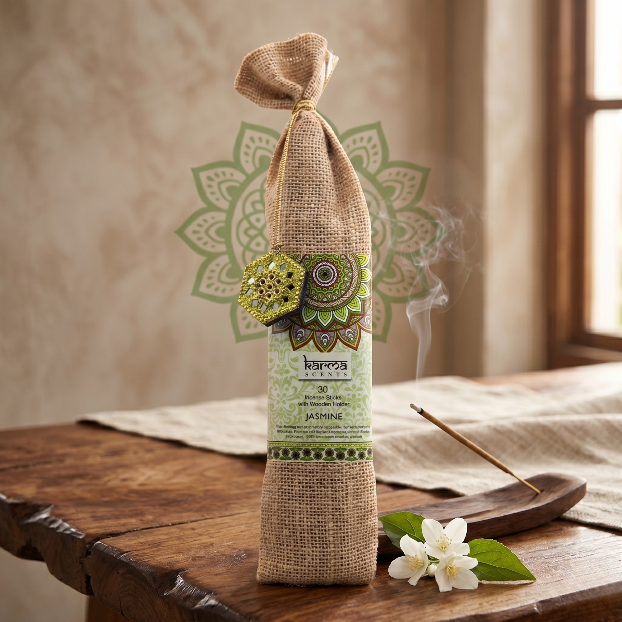 30 Betisoare Parfumate Aromaterapie - Jasmine, Karma Scents