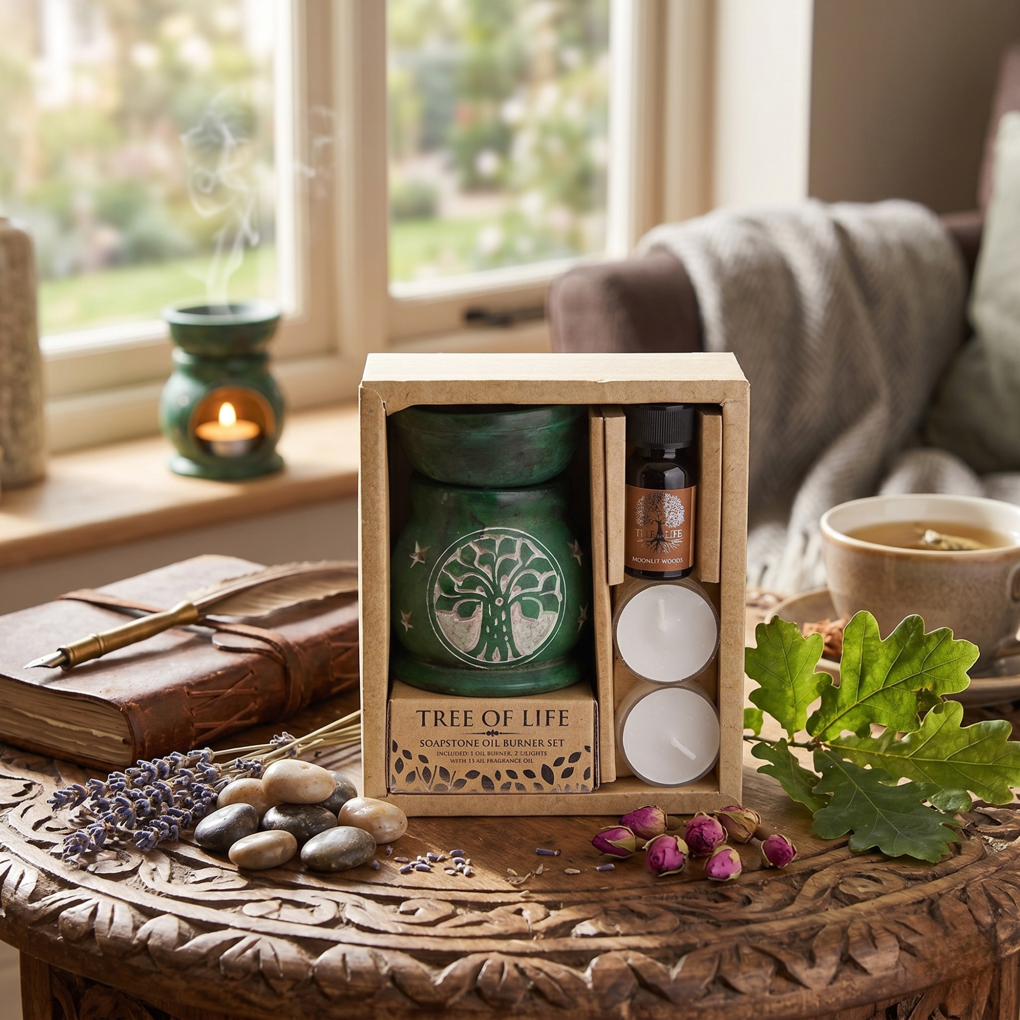 Aromaterapie cu Ulei si Difuzor, Moonlit Woods - Tree Of Life