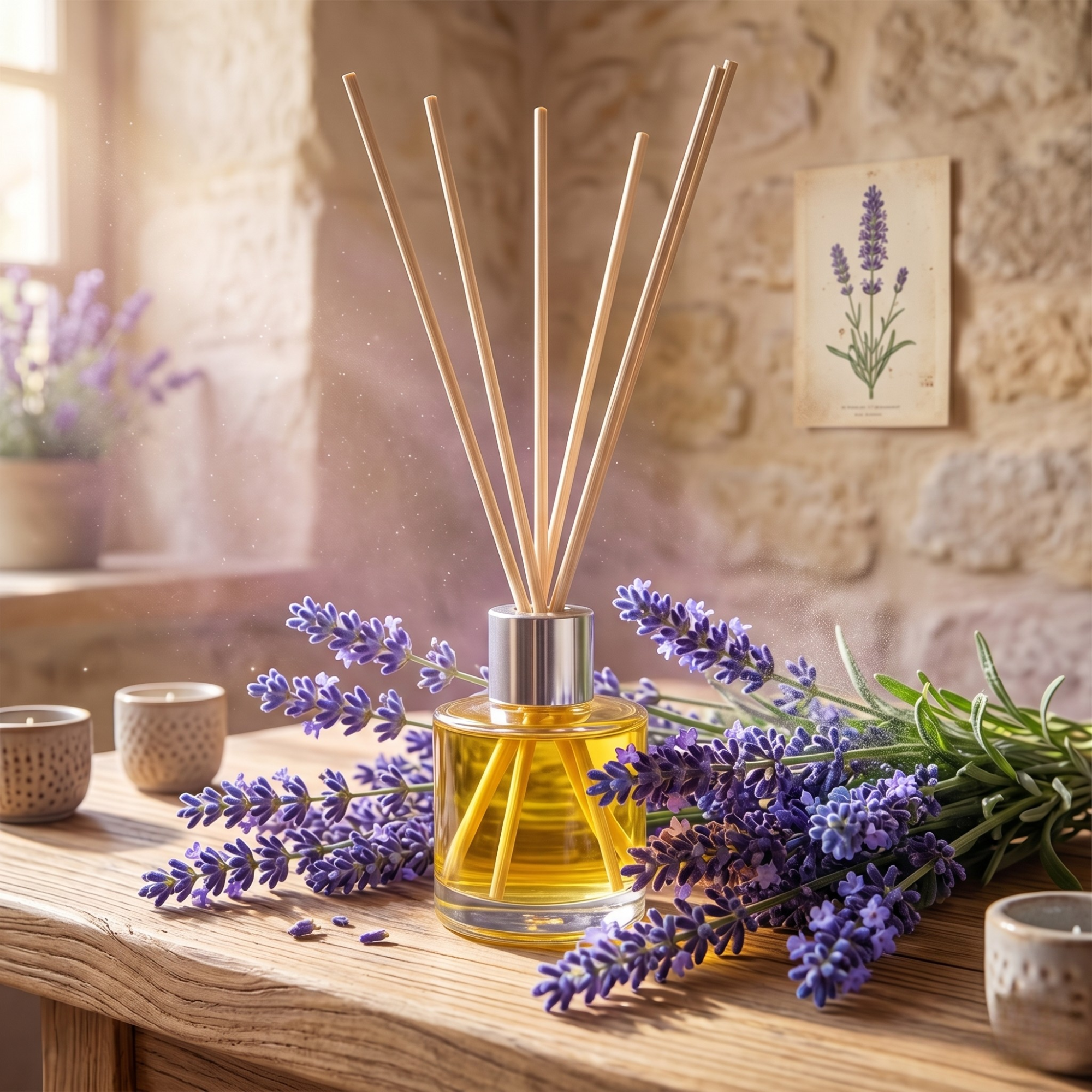Odorizant cu Betisoare Aromaterapie 50 ml - Lavander, Karma Scents