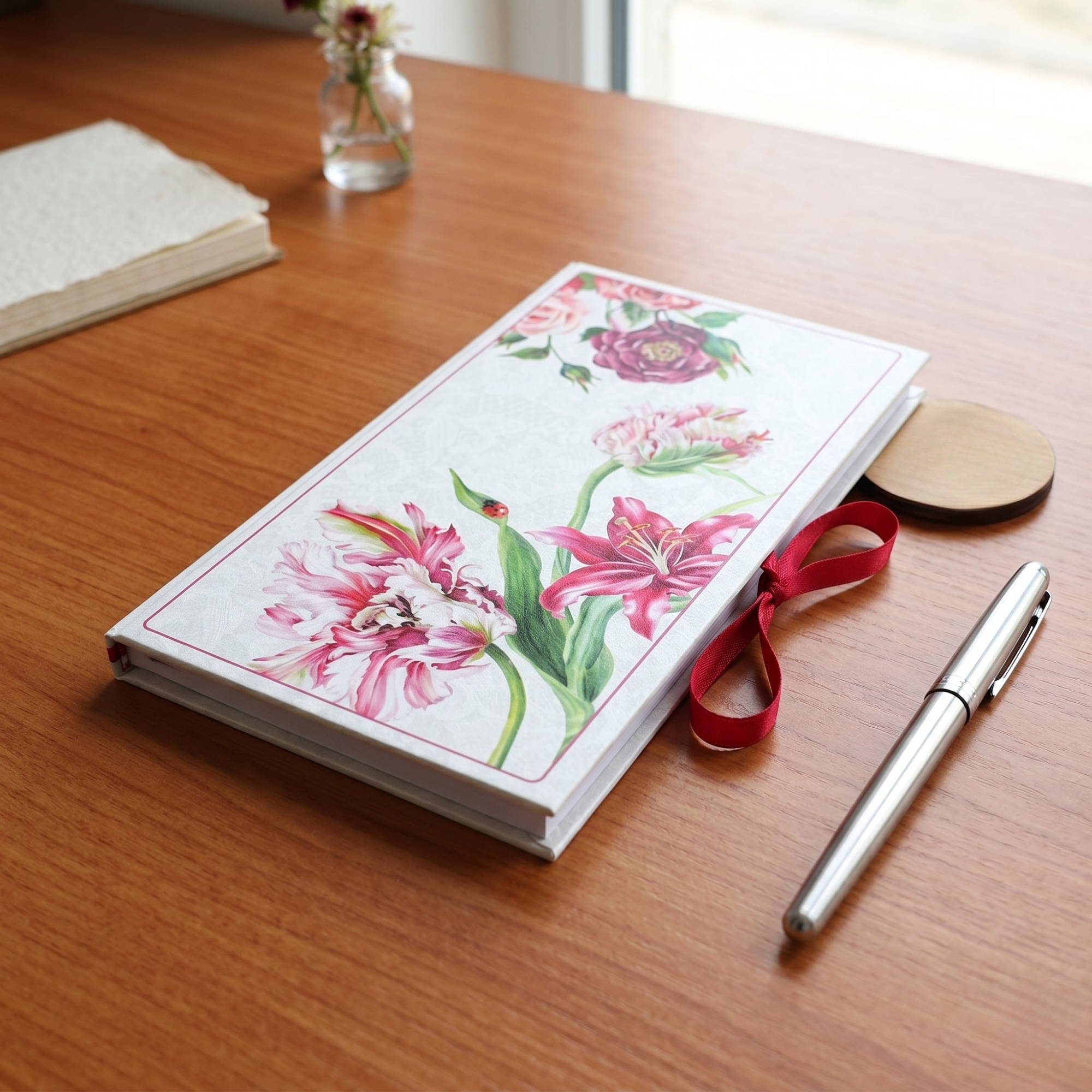 Agenda nedatata cu motiv Magic Roses