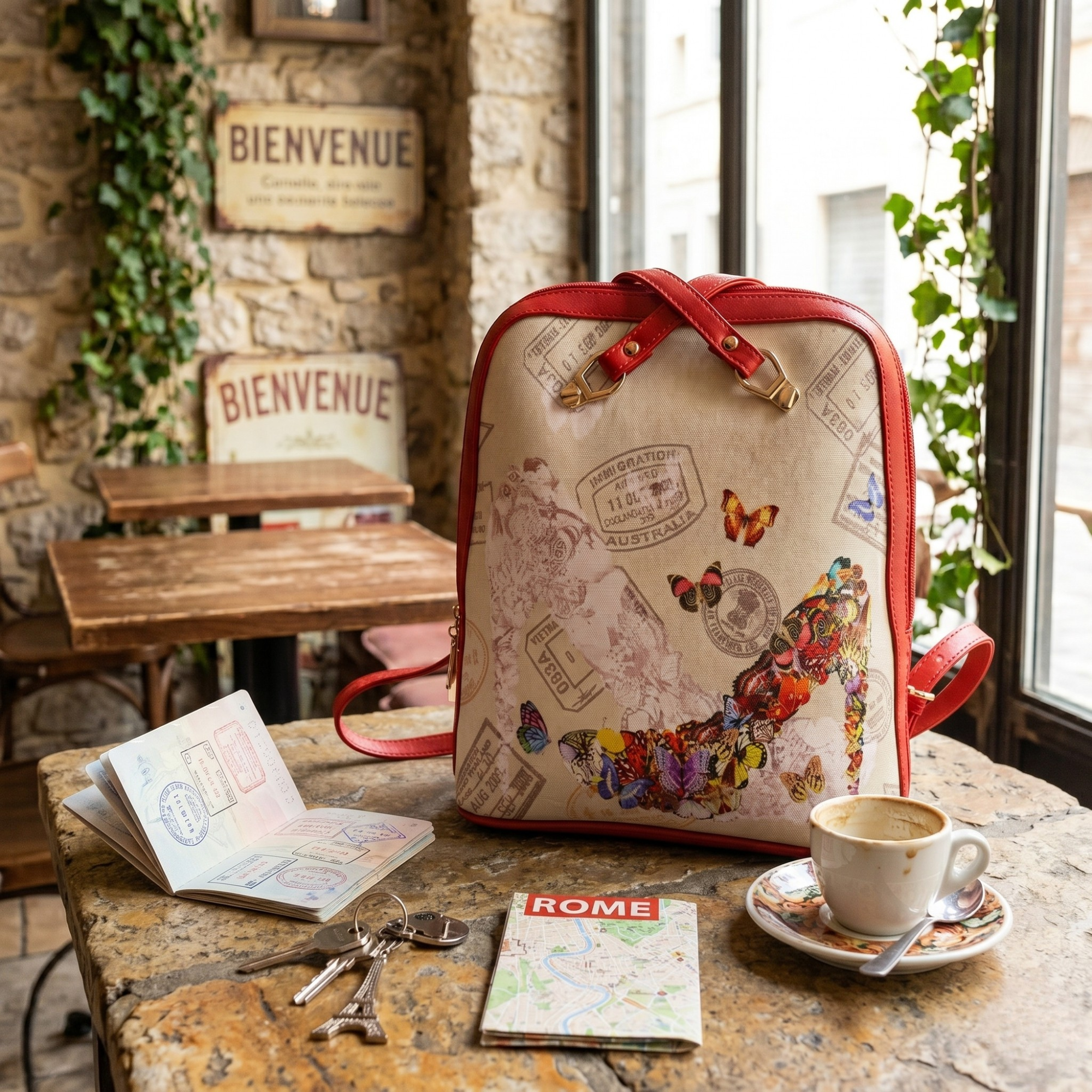 Geanta Dama de Umar/Rucsac din Piele Ecologica cu Material Textil, Diverse Modele