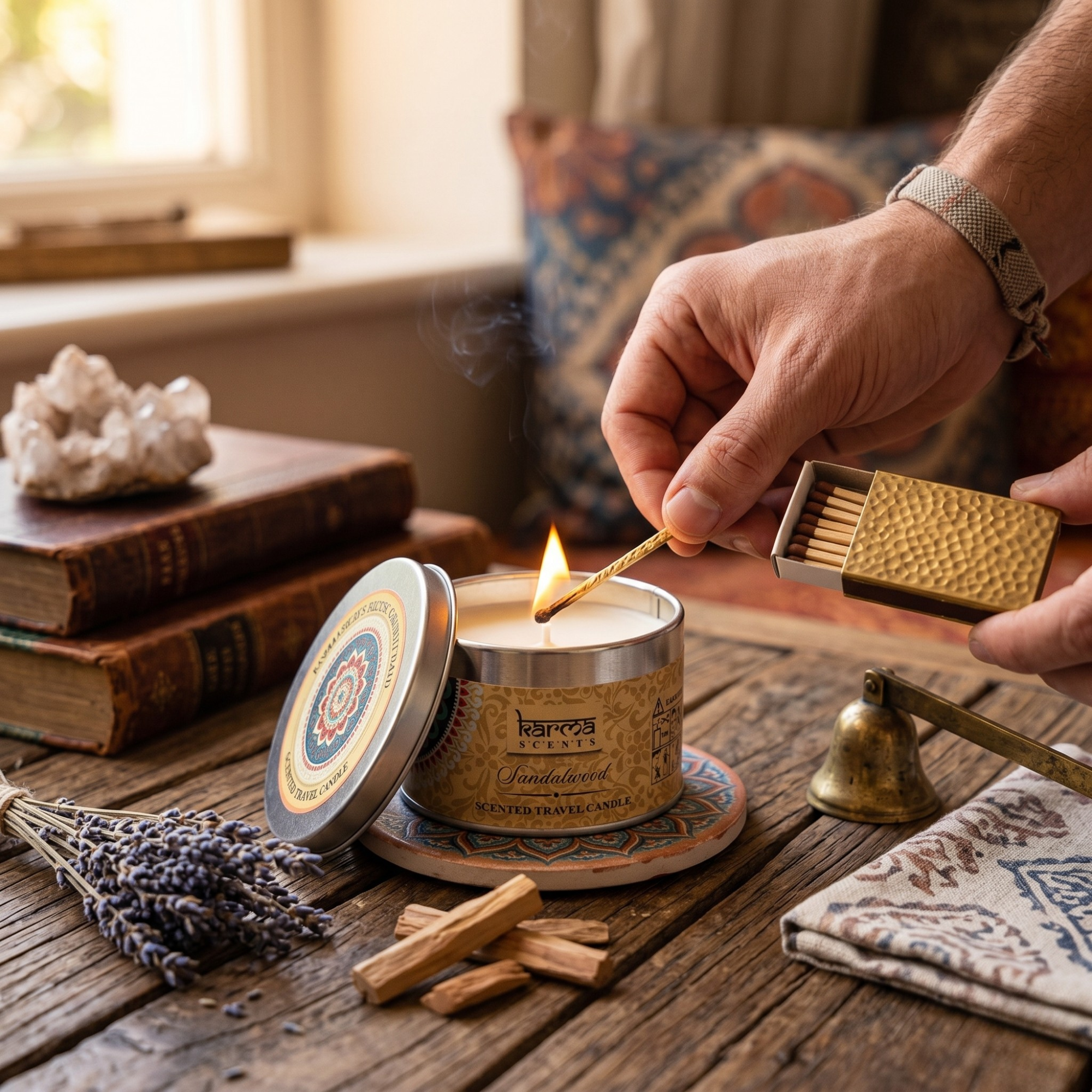 Lumanare Parfumata, Sandalwood - Karma Scents