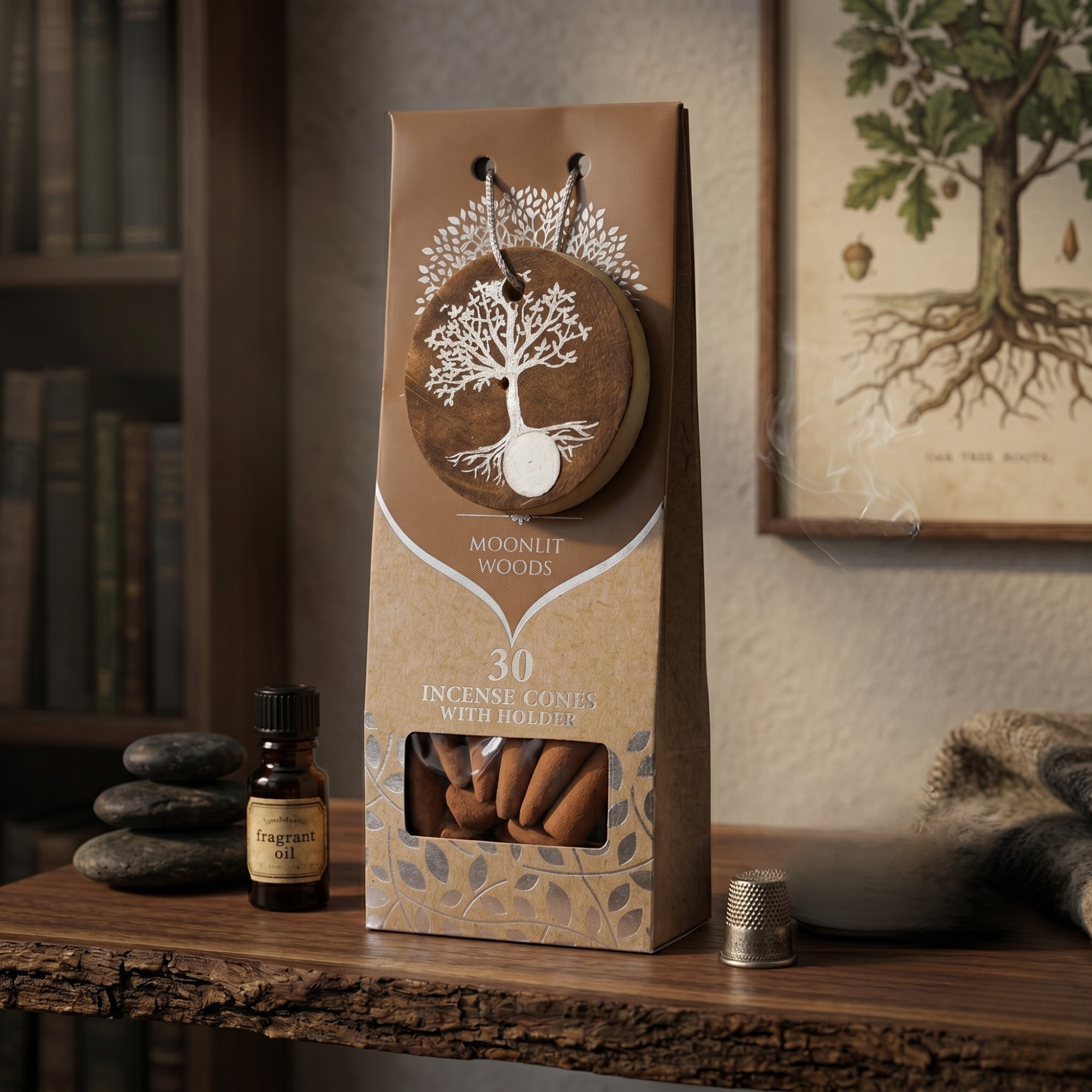 Conuri Parfumate cu Suport, Moonlit Woods- Tree Of Life