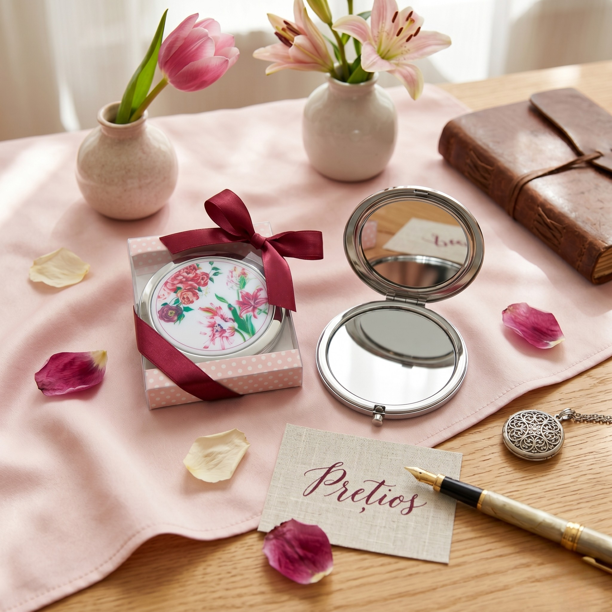 Oglinda Cosmetica, model Magic Roses