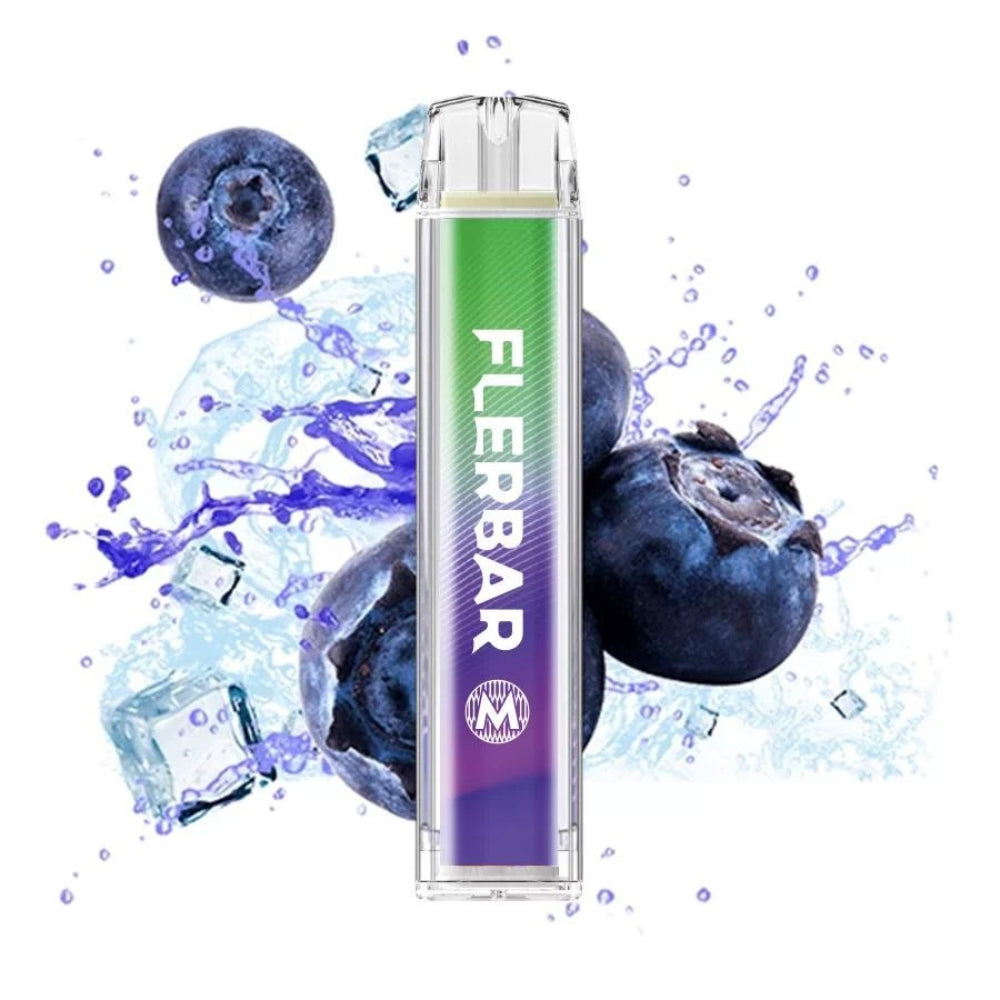 Flerbar M 600 - Blueberry, 600 puffs, 2% Nicotina