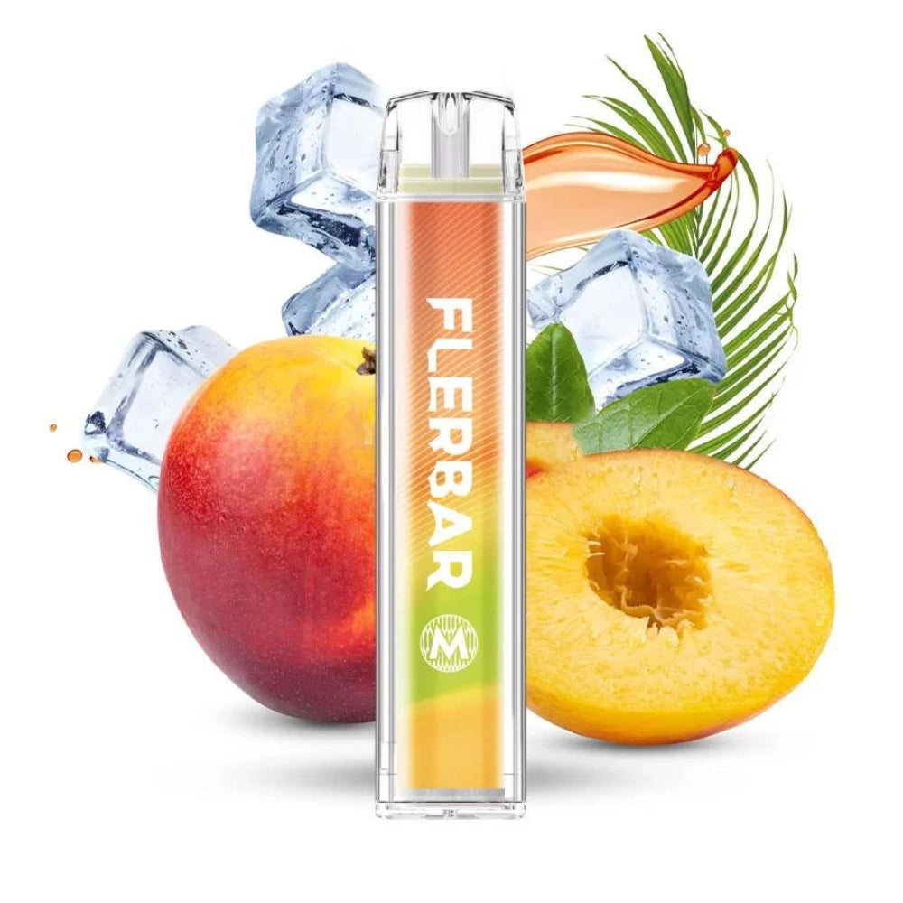 Flerbar M 600 - Peach Ice, 600 puffs, 2% Nicotina