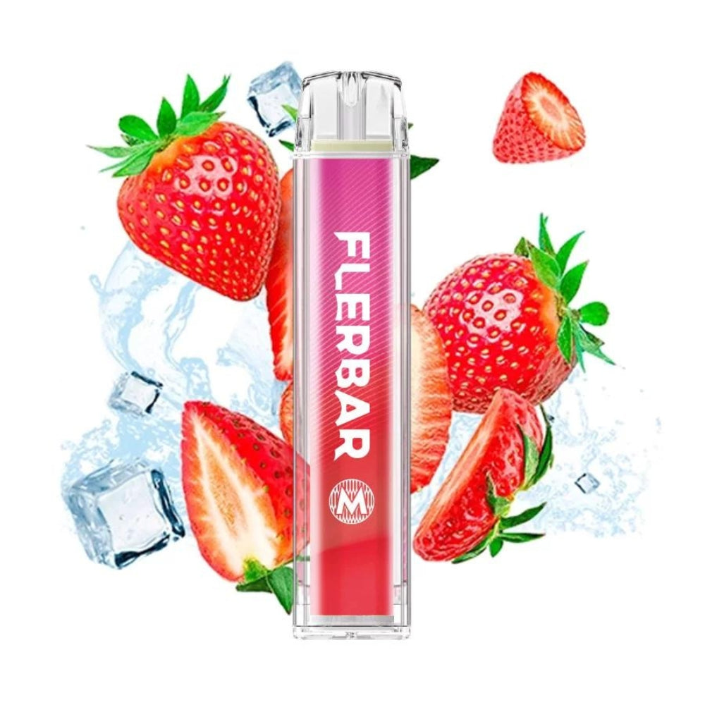 Flerbar M 600 - Strawberry Ice, 600 puffs, 2% Nicotina