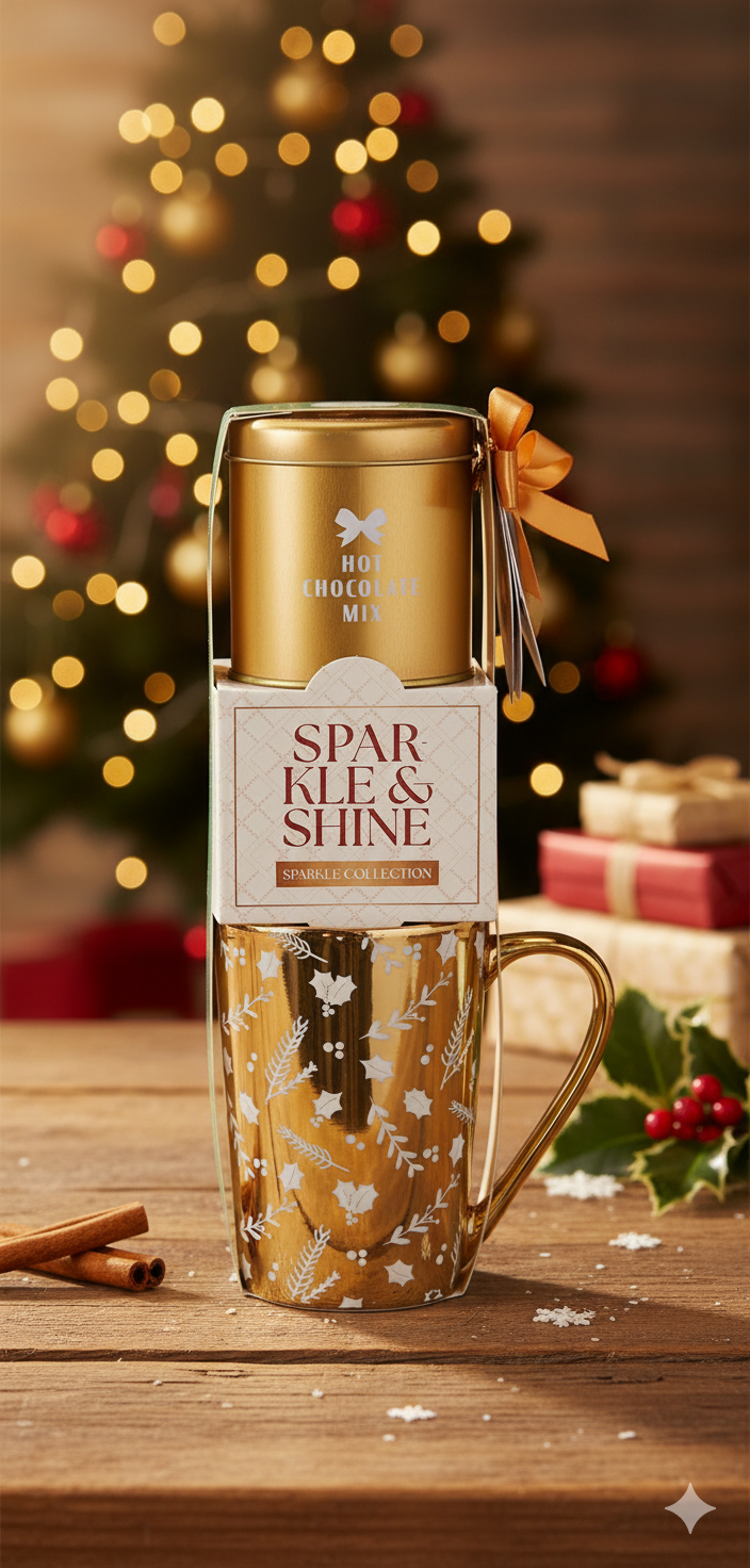 Set Cadou Twinkle – Sparkle & Shine, Auriu