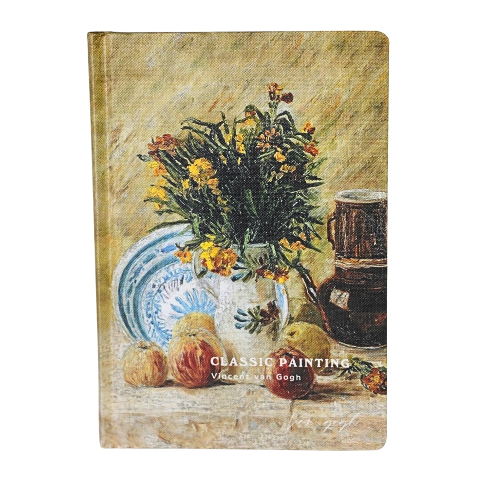 Agenda Van Gogh Mijlocie, format A5, Imprimeu Still Life with Earthenware and Bottles