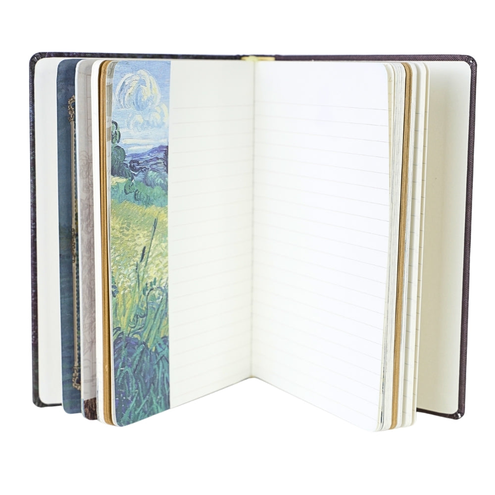 Agenda Van Gogh Mijlocie, format A5, Imprimeu Vase with Daisies and Poppies