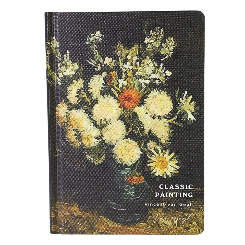 Agenda Van Gogh Mijlocie, format A5, Imprimeu Vase with Carnations