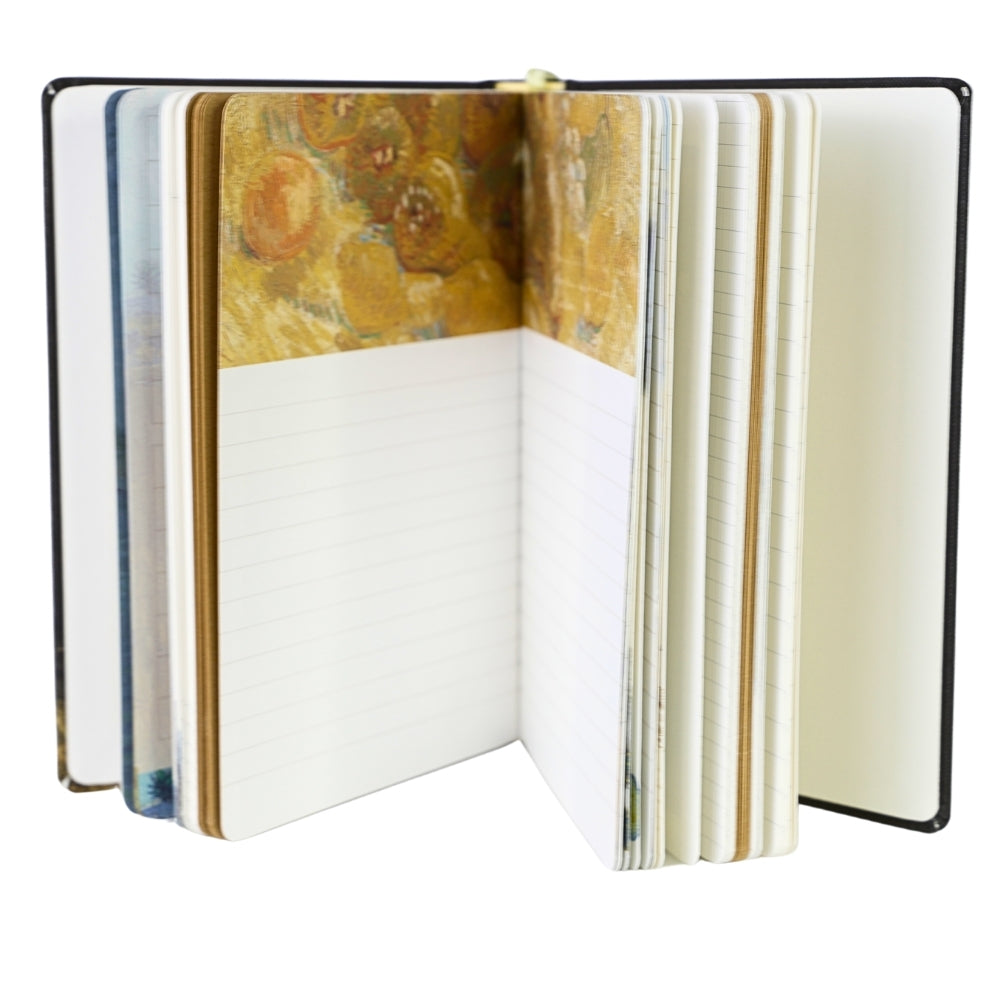 Agenda Van Gogh Mijlocie, format A5, Imprimeu Vase with Carnations