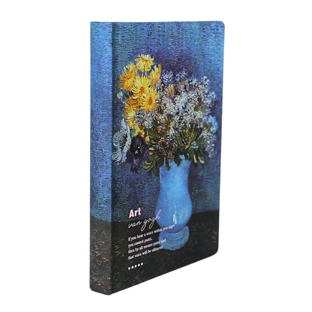 Agenda Van Gogh Mijlocie, Imprimeu Still Life: Vase with Cornflowers and Carnations