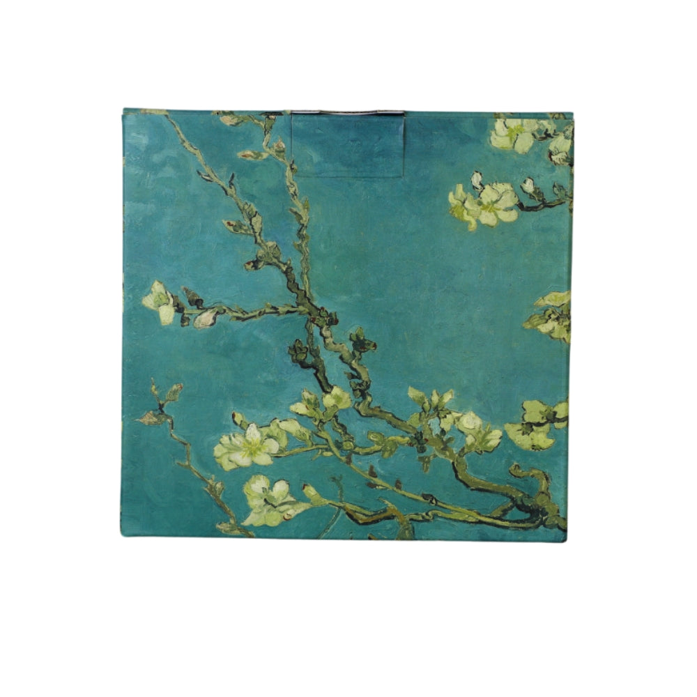 Cana din Portelan Van Gogh, in Cutie Verde, cu imprimeu Almond Blossom