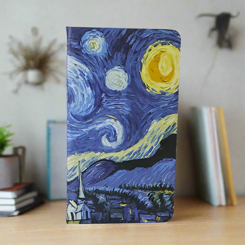 Agenda Mica, format A6, Imprimeu Starry Night