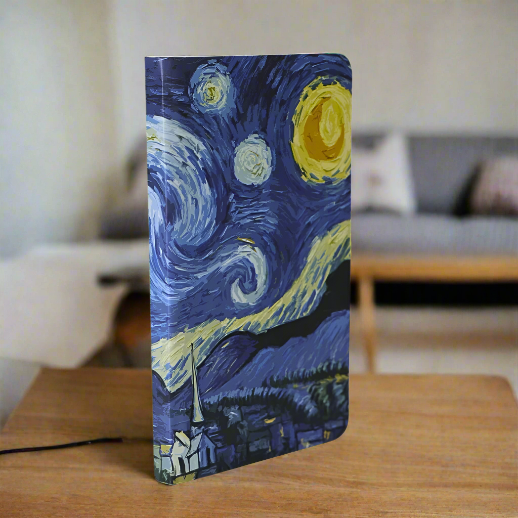 Agenda Mica, format A6, Imprimeu Starry Night