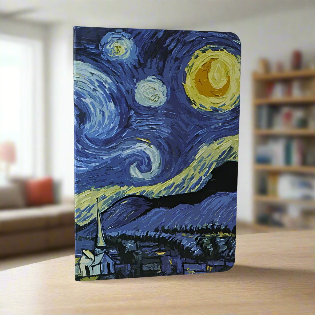 Agenda Mijlocie, format A5, Imprimeu Starry Night