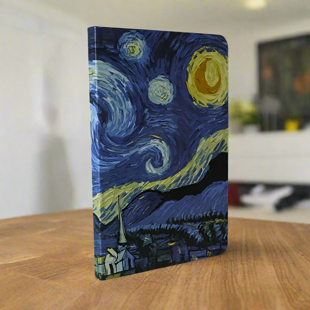 Agenda Mijlocie, format A5, Imprimeu Starry Night