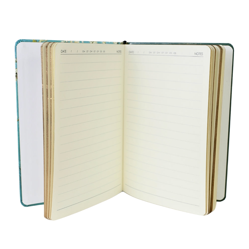 Agenda Mijlocie, format A5, Imprimeu Almond Blossom