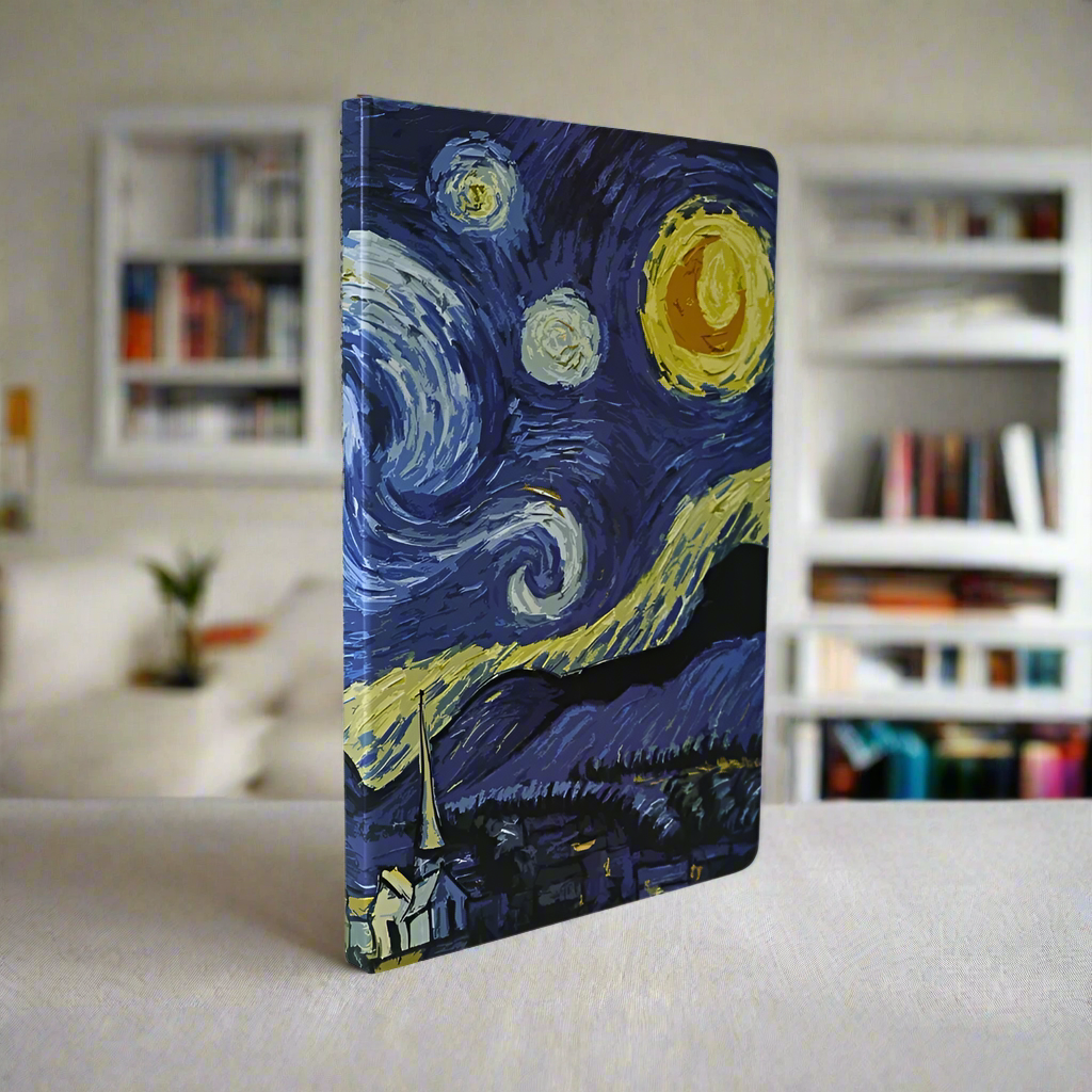 Agenda Mare, format B5, Imprimeu Starry Night