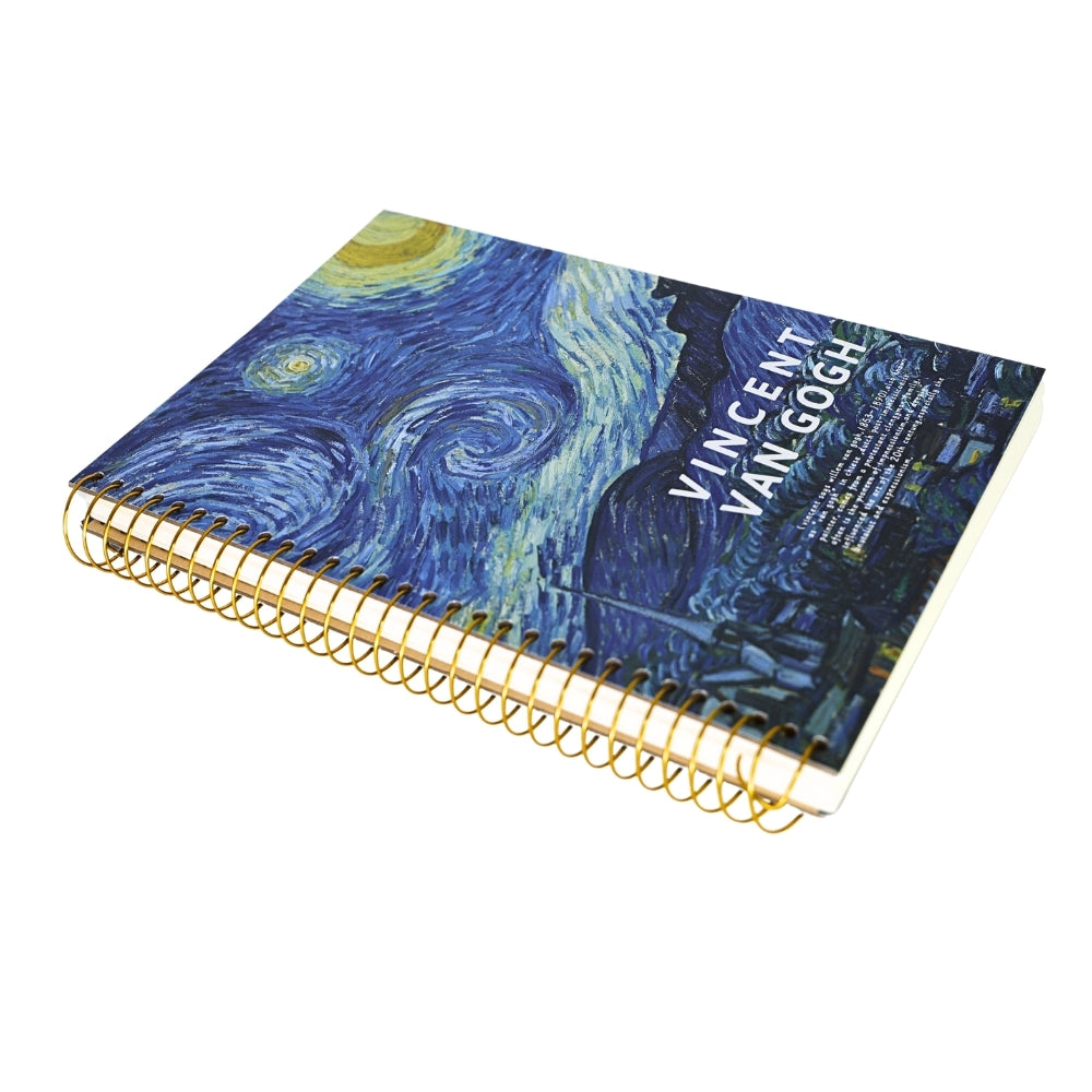 Agenda cu Spirala, Vincent van Gogh, Design Noaptea Instelata