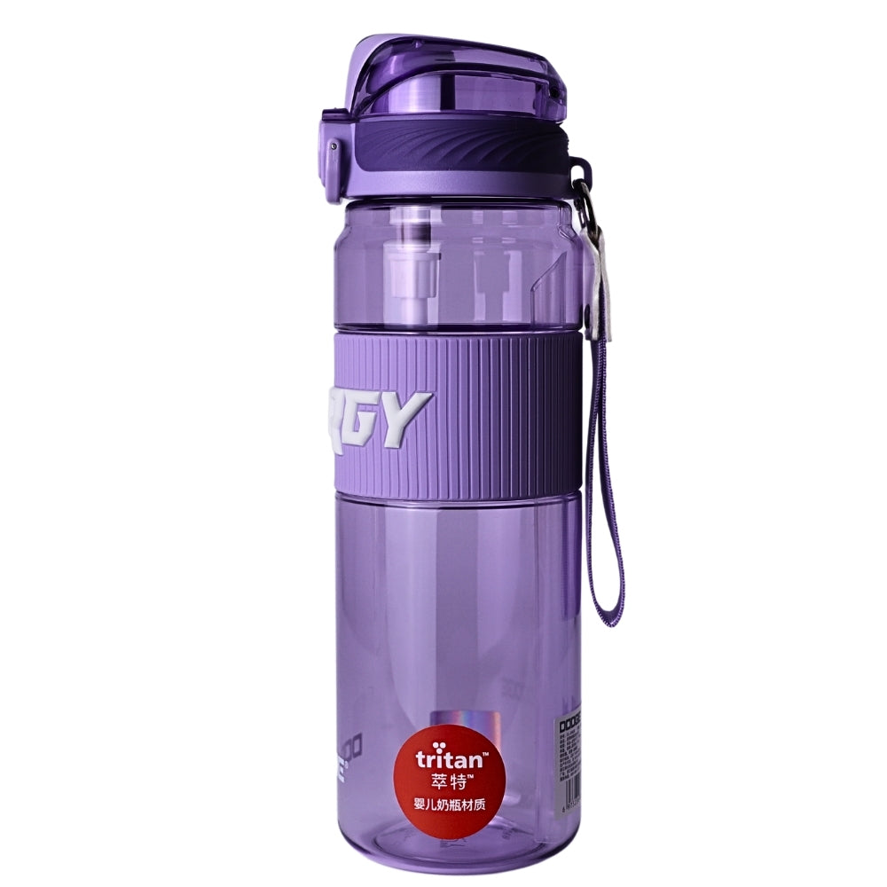 Sticla de Apa Sport, 700 ml, Mesaj Energy, Mov