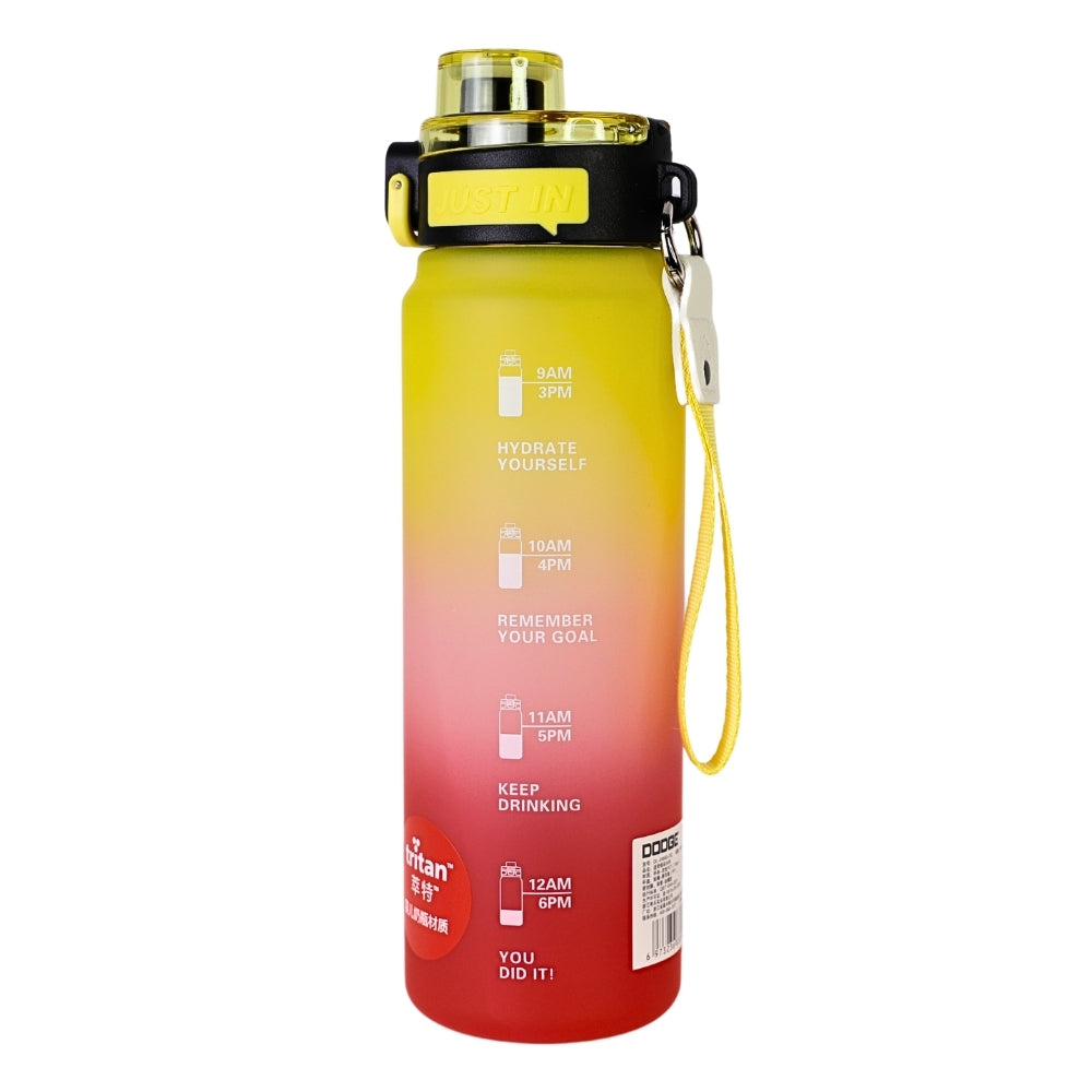 Sticla Reutilizabila, 680 ml, Gradient Galben-Rosu