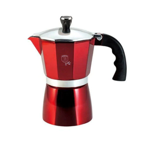 Espressor BERLINGER HAUS Metalic Line Burgundy Edition 9 cani