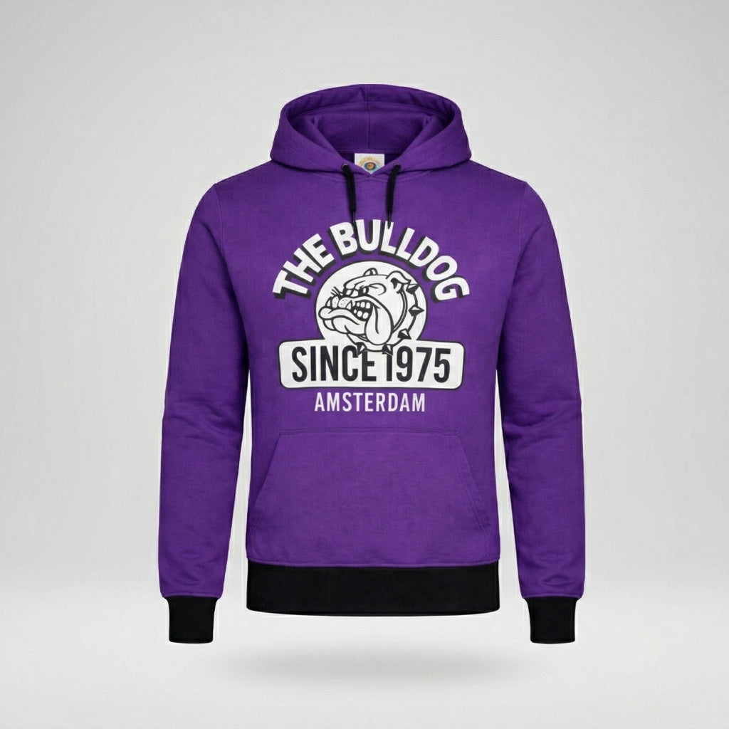 Hanorac The Bulldog Amsterdam, Marime M - Viola Since 1975