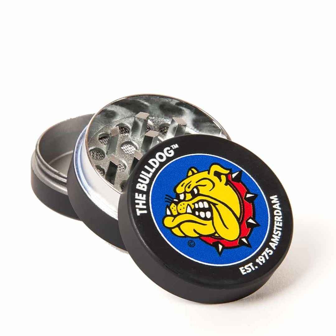 Grinder Metalic The Bulldog Amsterdam 40mm Negru