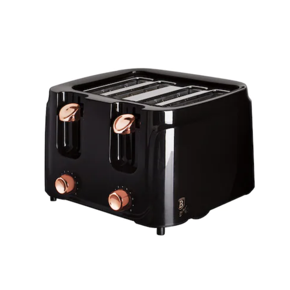 Prajitor Paine pentru 4 Felii, 1400W, Black Rose Collection, BerlingerHaus