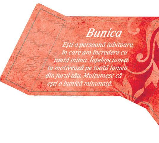 Pix personalizat in cutie cadou cu mesaj "Bunica"