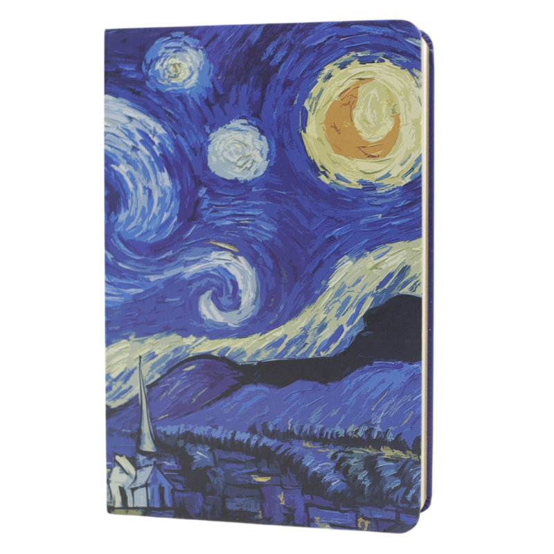 Agenda nedatata Van Gogh, Liniatura Dictando, Dimensiune Medie, diverse modele