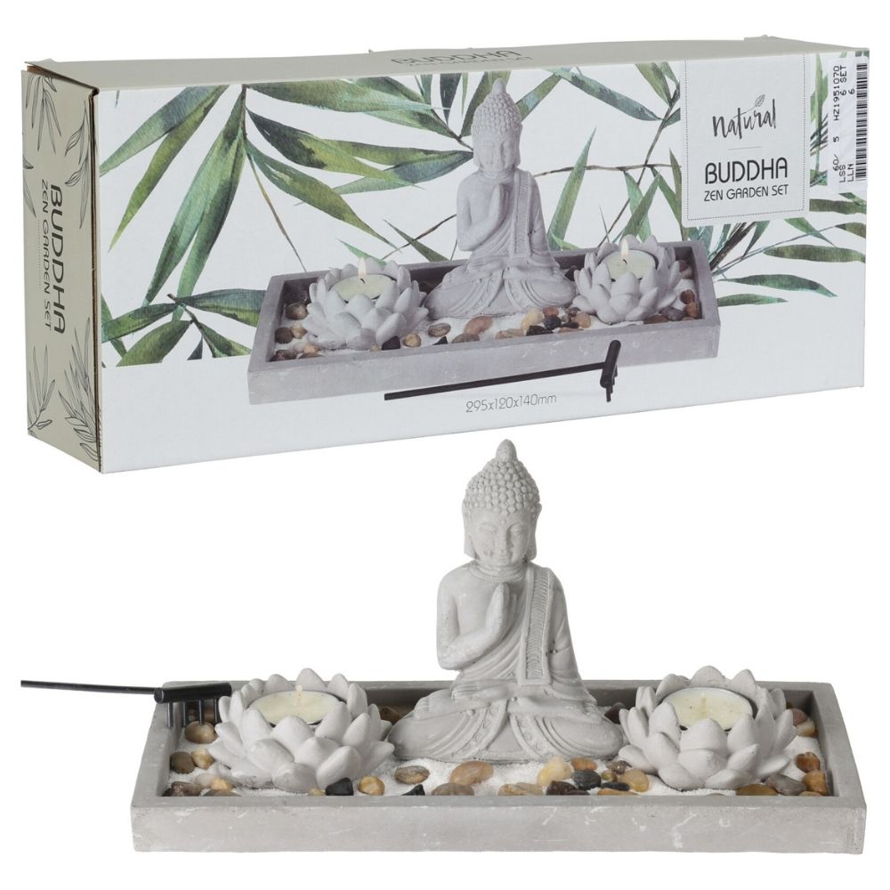 Set Relaxare Buddha Zen Garden Ceramic