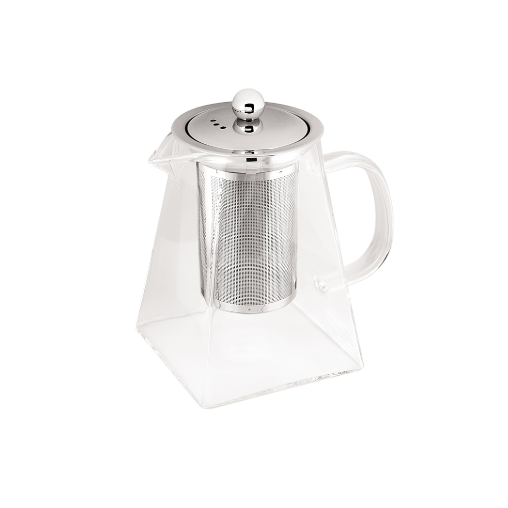 Ceainic din Sticla, 750ml, Black Silver Collection, BerlingerHaus
