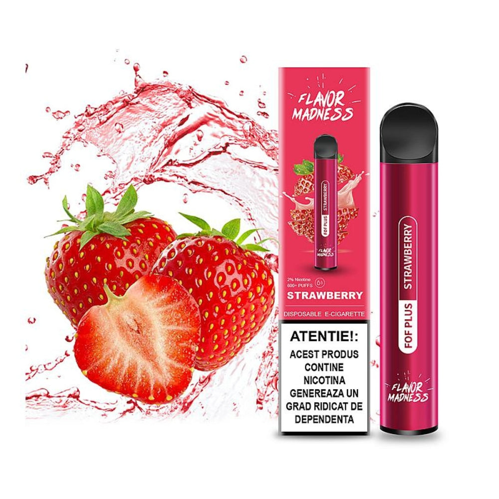 Puff Bar FOF Plus 600 - Strawberry