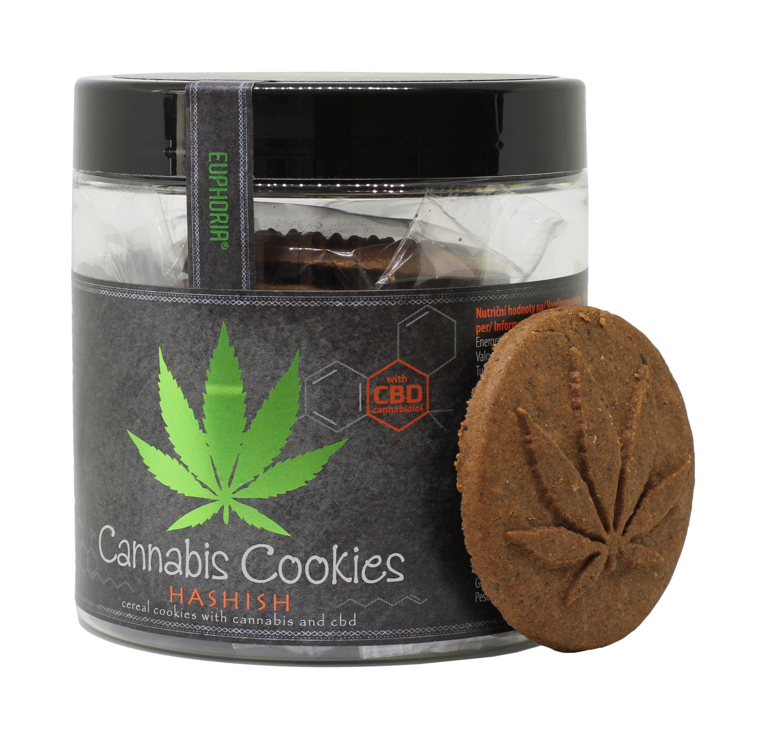 Biscuiti Euphoria cu Canepa si Cannabidiol, 110g, diverse sortimente