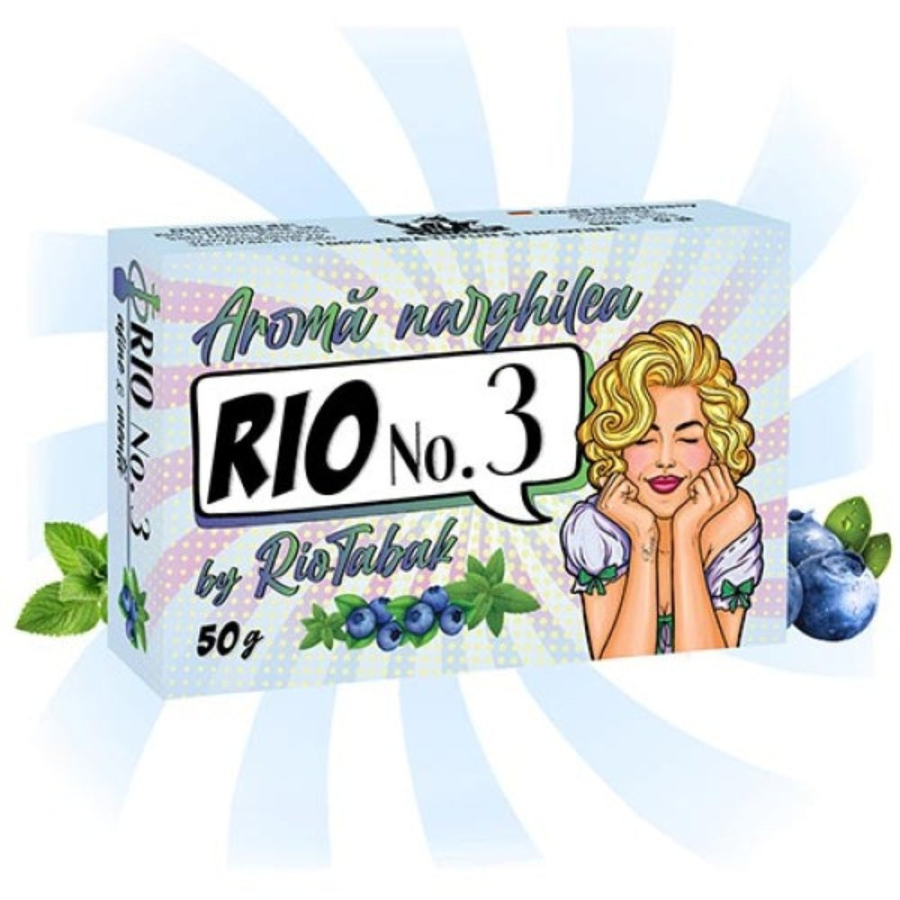 Aroma Narghilea RIO - N. 3 (afine si menta) 50g