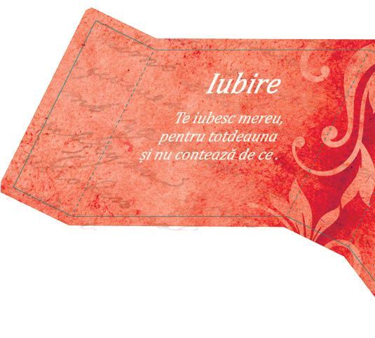 Pix personalizat in cutie cadou cu mesaj "Iubire"