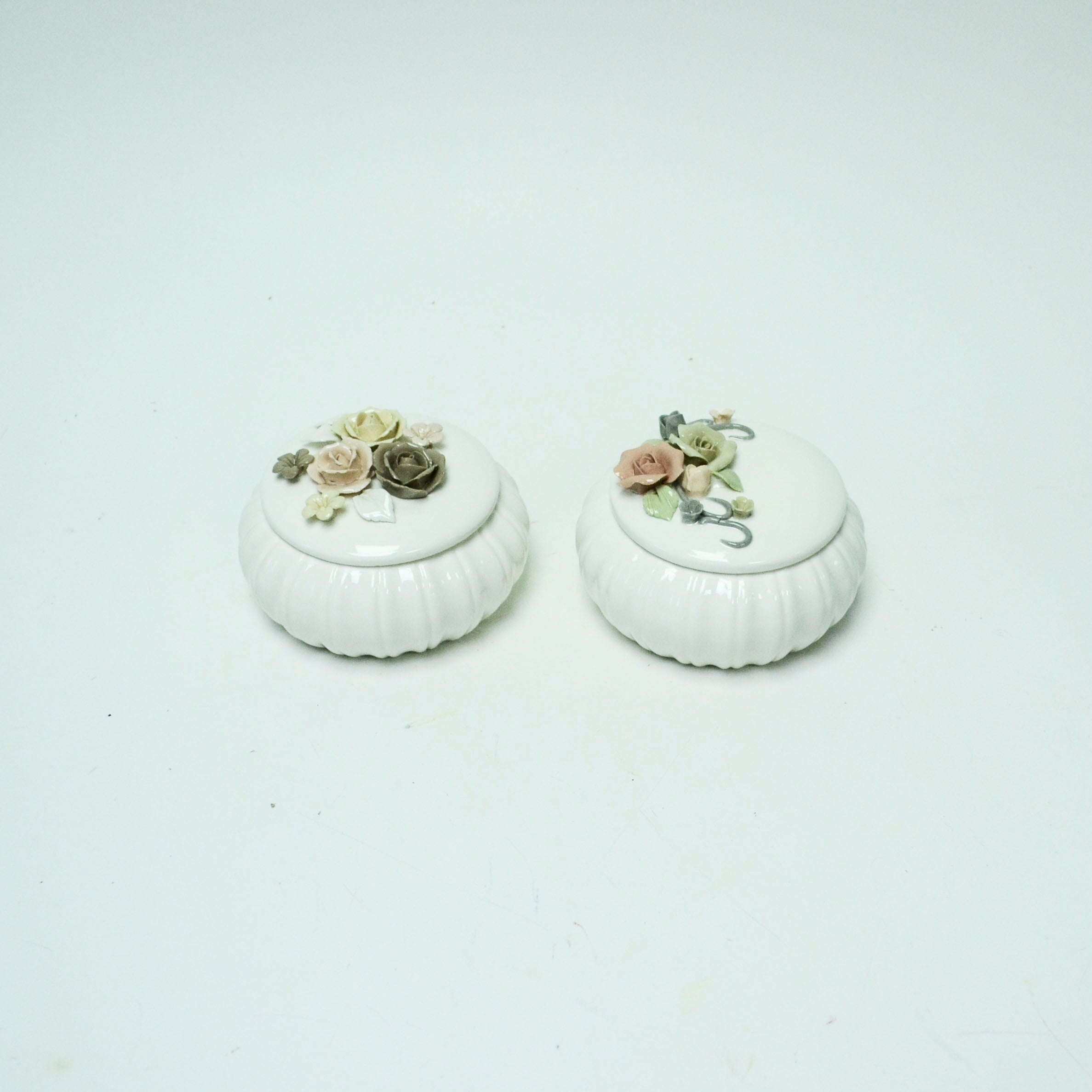 Cutie Bijuterii, Ceramică, cu Model Flowers