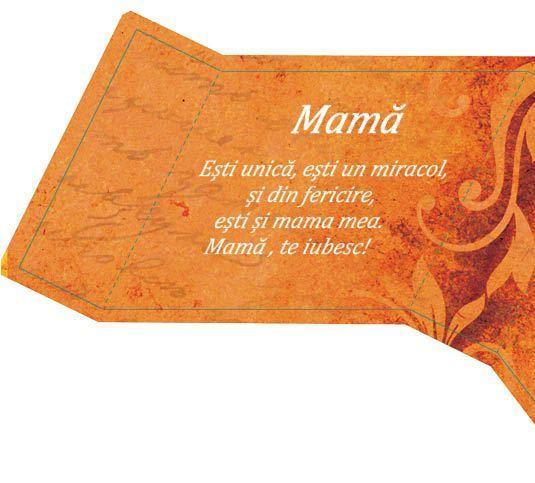 Pix personalizat in cutie cadou cu mesaj "Mama"