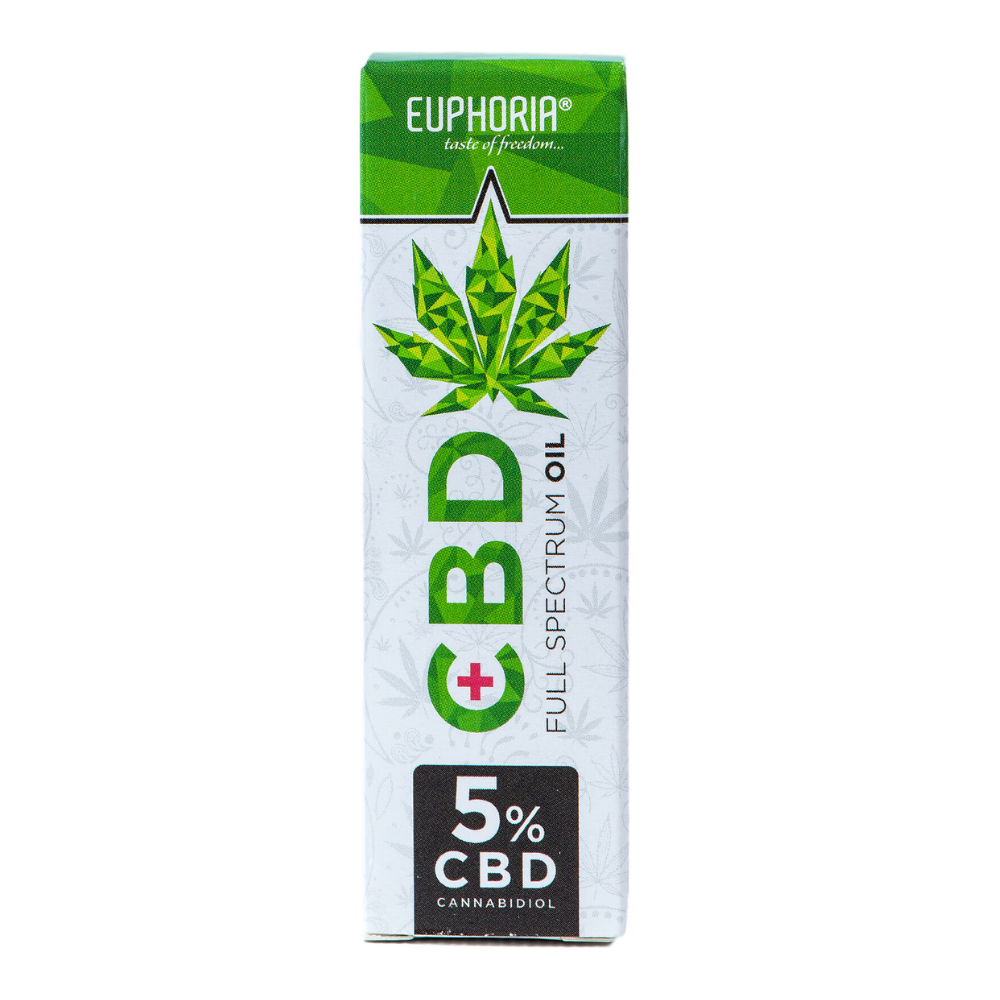 Euphoria Ulei Canabidiol 5% 10ml Full Spectrum